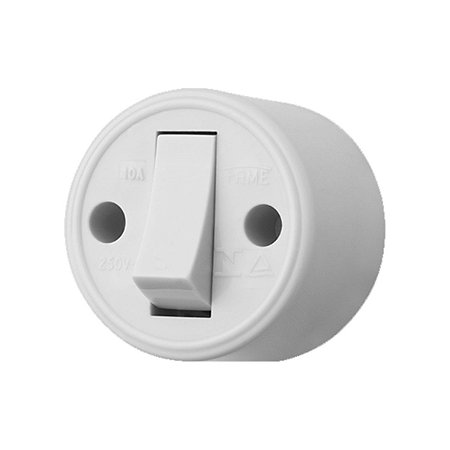 Interruptor Externo 1-S Cinza Redondo 222 Fame
