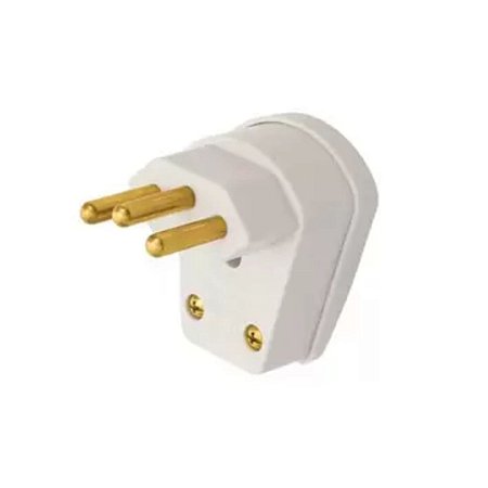Plug Bipolar 2P+T Padrão Cinza 1482 Fame