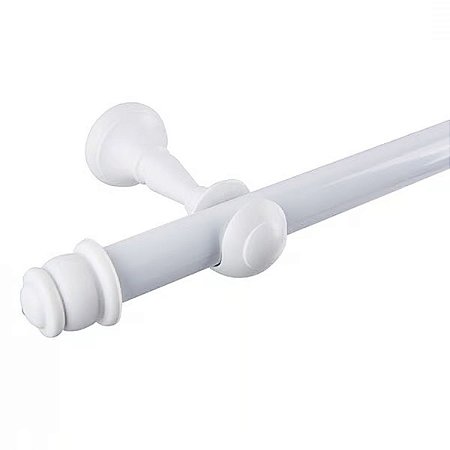Varão De Cortina 19mm 2,50m Branco Fortral