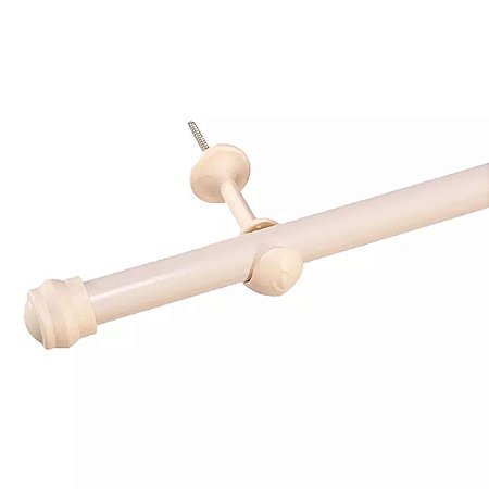 Varão De Cortina 19mm 2,50m Bege Fortral