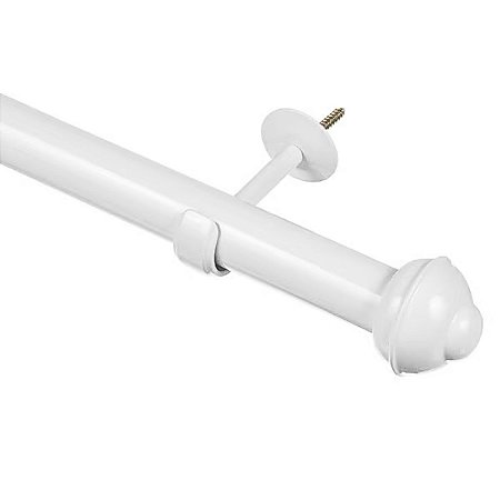 Varão De Cortina 28mm 2,50m Branco Fortral