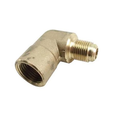 Joelho para Gás 1/2 BSP x 5/8 UNF 718 Jackwal S.A 060007