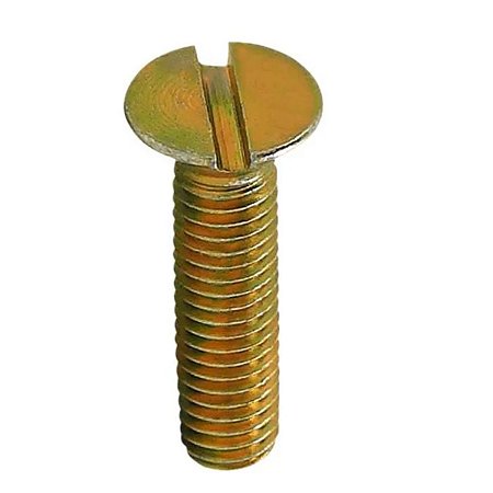 Parafuso de Latão Chato Fenda M5-0,80x50 Jomarca
