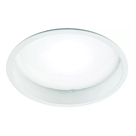 Luminária de Embutir 1L 25W E27 com Aro Acrílico Redonda BS2293BC Bronzearte