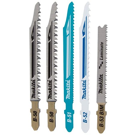 Conjunto Lâminas para Serra Tico-Tico 5 Peças B-48527 Makita