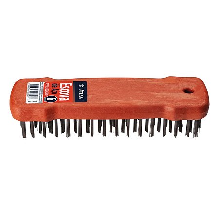 Escova de Aço 6 Fileiras 1780/6 Atlas