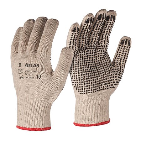 Luva de Algodão Pigmentada Extra Grande AT1303EG Atlas