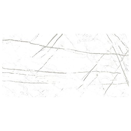 Porcelanato Venato Bianco Polido 53x106CM Retificado Delta
