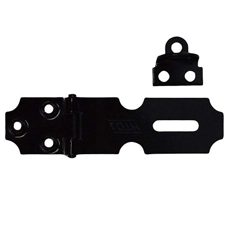 Porta Cadeado 2,5" Tipo Leve Cromatizado Preto 70023 Loth