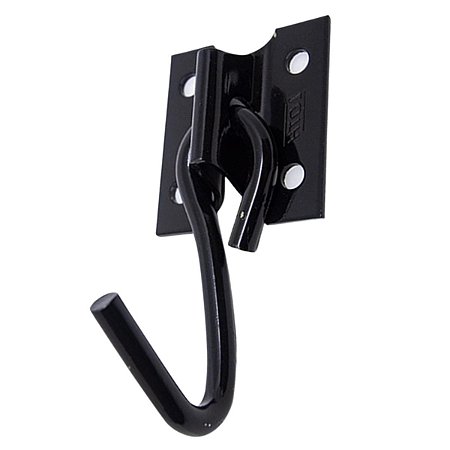 Gancho para Rede Cromatizado Preto 70065 Loth