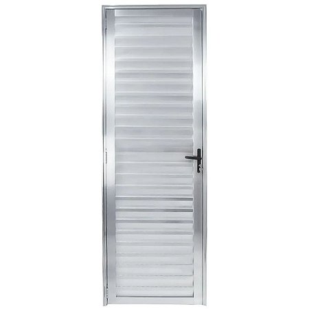 Porta Palheta 210x70 Esquerda Alumínio Brilhante 5735 Esquadrisul