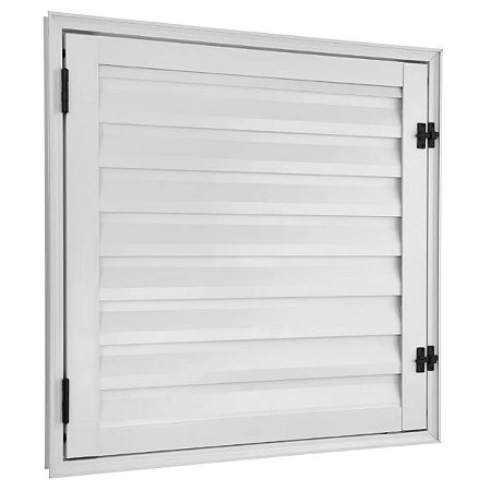 Porta Abrigo 80x80 1 Folha Alumínio Branco 6295 Esquadrisul