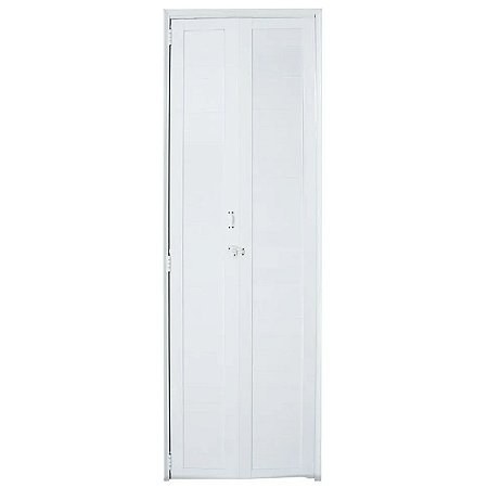 Porta Lambril Camarão 210x80 Esquerda Alumínio Branco 6365 Esquadrisul