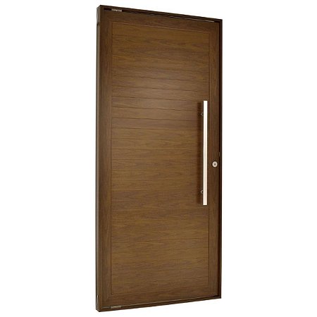 Porta Lambril Pivotante 220x100 Esquerda Alumínio Cerejeira 6245 Esquadrisul