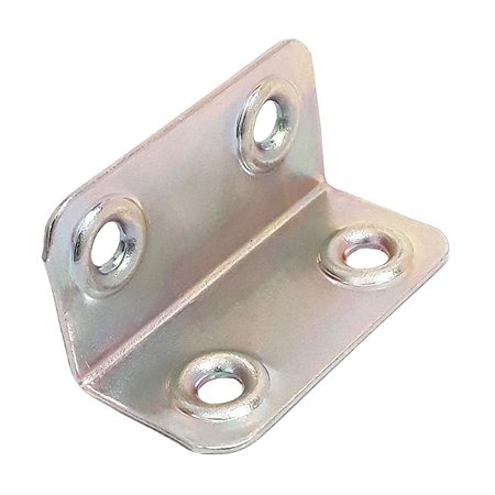 Cantoneira de Reforço 20x40x0,9MM Aço Galvanizado para Moveis N644 Minubras