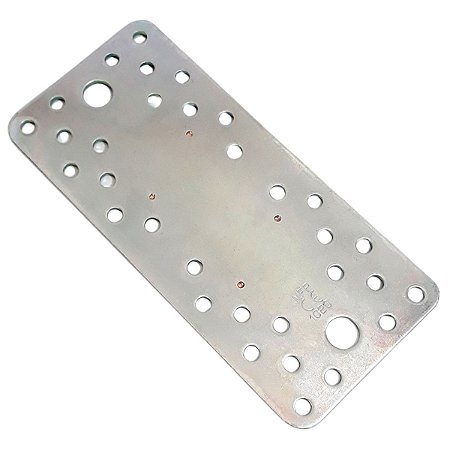 Placa Pesada de Junção 90x200x3MM Aço Galvanizado 793 Minubras