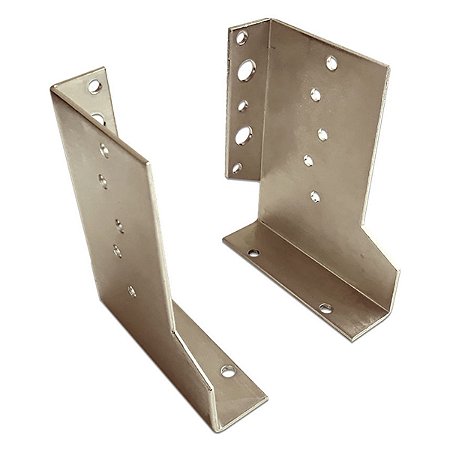 Suporte Ajustável 80x100x2MM Tipo Fechado Aço Galvanizado para Vigas 798 Minubras