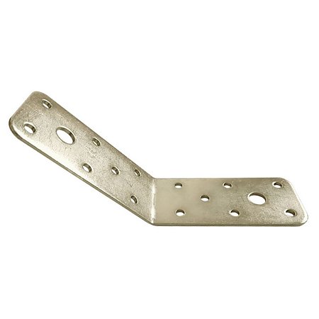 Placa de Junção em Ângulo 135° 40x90x2,65MM Aço Galvanizado N872 Minubras
