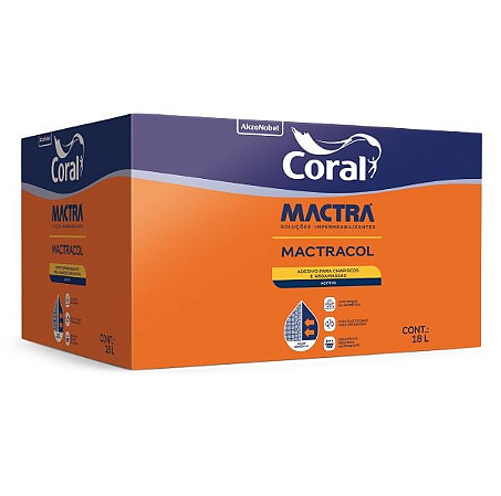 Aditivo para Chapiscos e Argamassa Mactracol Caixa 18L Mactra