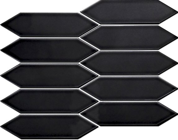 Porcelanato 25,7X31,3 Mc Six Black 61544 Portinari