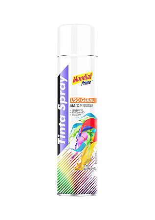 Spray Uso Geral Branco Fosco 400ML AE01000094 Mundial