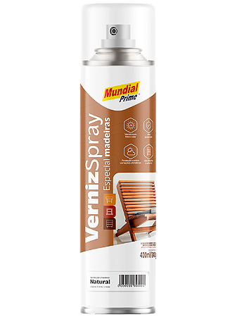 Spray Uso Geral Verniz 400ML AE01000097 Mundial
