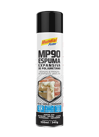 Espuma Expansiva Poliuretano 500ML/340G AE05000006 Mundial