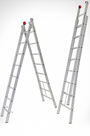 Escada Extensível Alumínio 8 Degraus 3,94M Reisam