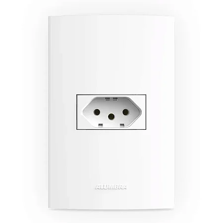 Conjunto 4x2 Tomada 2P+T 20A Branco Inovapro Alumbra 850562