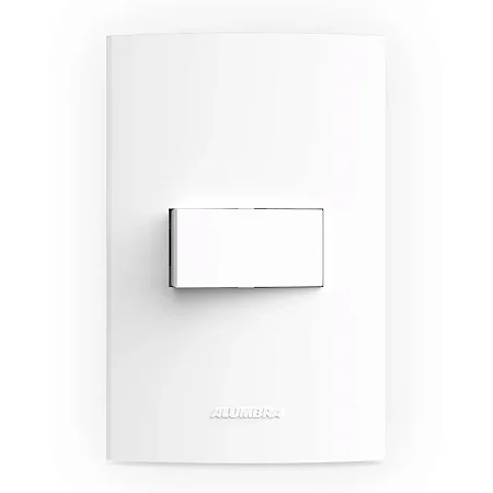 Conjunto 4x2 Interruptor Paralelo 10A Branco Inovapro Alumbra 850340