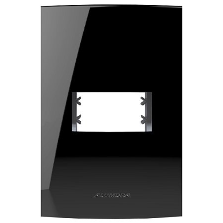 Placa para Condulete 1 Módulo Black Piano Inovapro Class Alumbra 939434