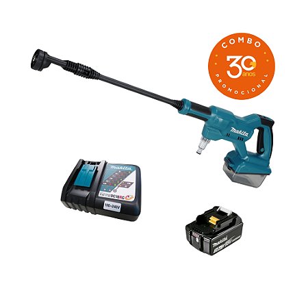 Combo Lavadora Alta Pressão DHW180Z01G30ANOS com Bateria e Carregador Makita 204650