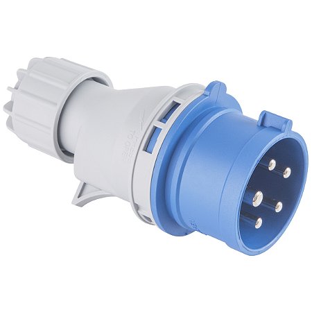 Plugue Industrial Azul 3P+N+T 16 A 220-250Vca 09H Tramontina 984132