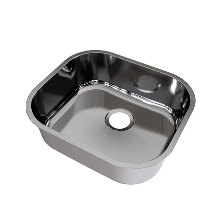 Cuba Inox Embutir Riva Cs0 N00 40x34x14,5 Alto Brilho S/Valvula 90017002161 Docol 018207