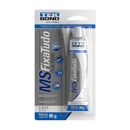 Adesivo Híbrido 80G Cinza Tekbond 420910