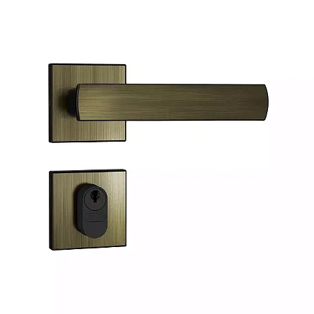 Fechadura Externa Antique E-coat 803/35 Roseta Quadrada Stam 417433