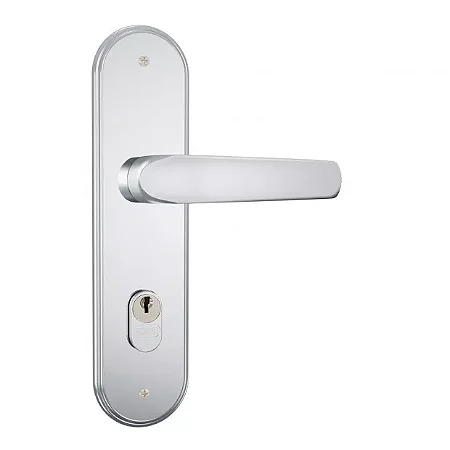 Fechadura Externa Cromado 1601/09 Espelho Inox Stam 335621