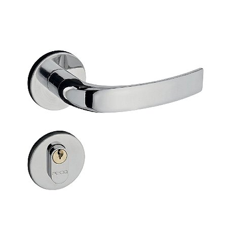 Fechadura Cromada Roseta 40mm Externa Concept 407- RR1 Pado 471098
