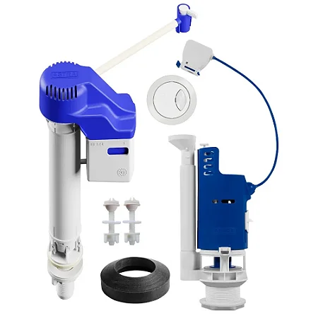 Mecanismo P/Caixa Acoplada Completo Duplo Universal Media Pressão Branco MDU3/RP Astra 412664