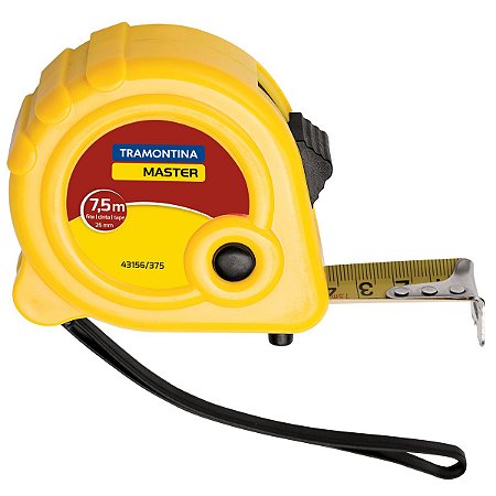 Trena 7,5m Master Com Fita De Aço 43156/375 Tramontina 080254