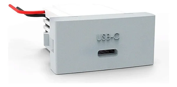 Modulo Tomada USB-C 25W Branco Multivolt 85818 Inovapro Alumbra 904197