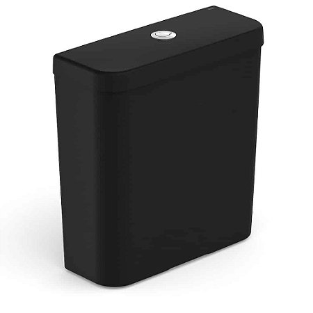 Caixa Acoplada GAP Com Duplo Acionamento Na Cor Matte Black B341470088 Roca 142580
