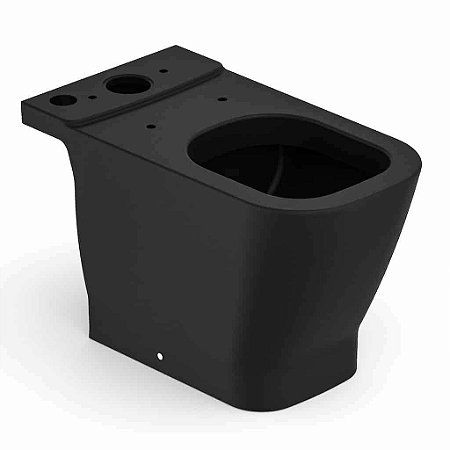 Bacia Para Caixa Acoplada Sifônica Gap Matte Black B344235088 Roca 142634