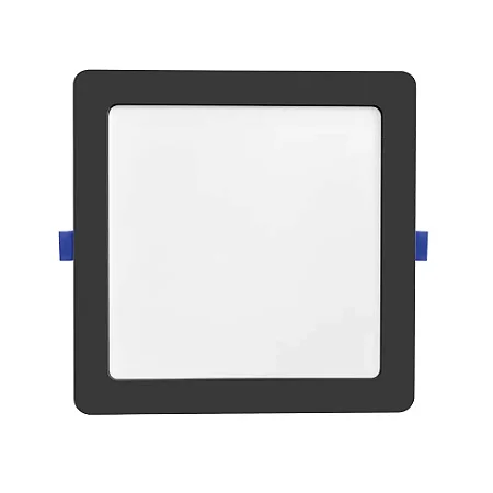 Painel LED Play 18W 6500K de Embutir Quadrado Preto Bivolt 83546001 Blumenau 027527