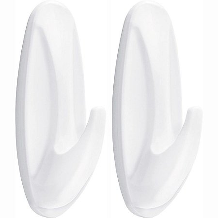 Gancho Adesivo Command Design Médio 2 Unidades Branco 3M
