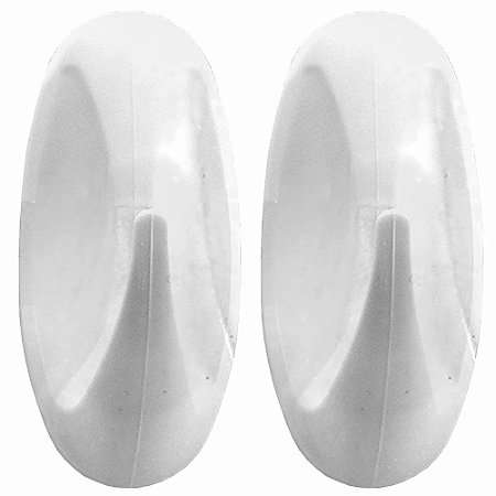 Gancho Adesivo Command Design Pequeno 2 Unidades Branco 3M
