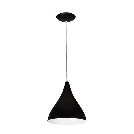 Pendente Jacarta Light 1 Lâmpada E-27 Preto Kin