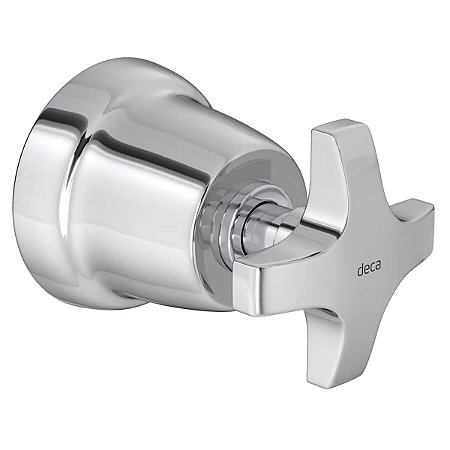 Acabamento para Registro de Gaveta e Pressão 1" Cromado 4900.C34.PQ Max Deca