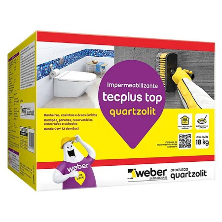 Impermeabilizante Tecplus Top 18KG Quartzolit