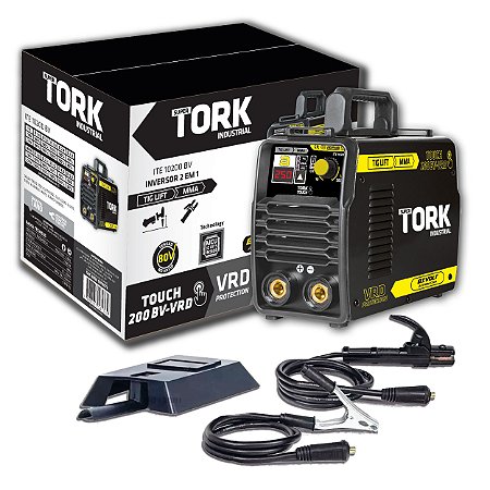 Inversor De Solda Touch 200 VRD TIG Lift/MMA Eletrodo ITE-10200 200A Super Tork Bivolt